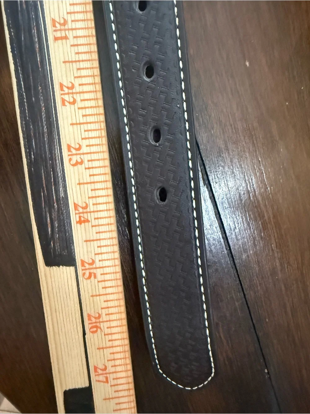 Kids Western Brown Leather Belt size 22 Silverplated Concho Accents Cowboy Rodeo